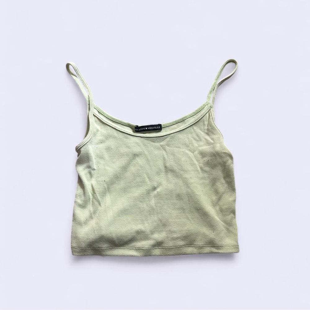 Brandy Melville Light Green Top